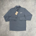 Grey 1/4 Zip Running Top