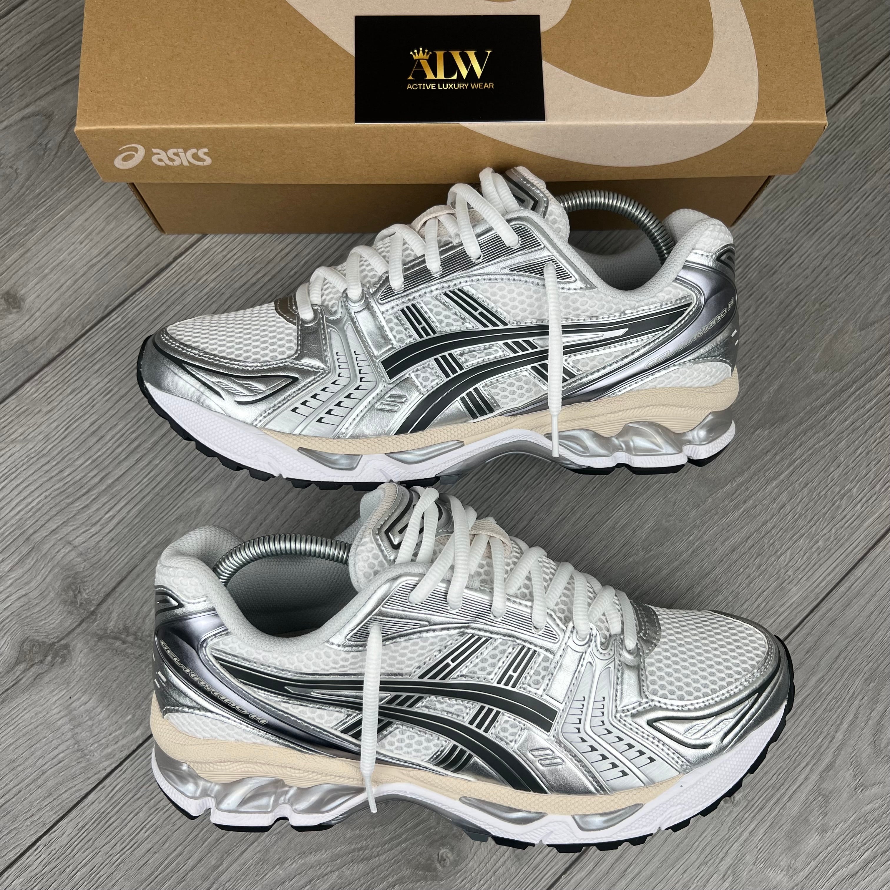 Triple White Kayano 14’s