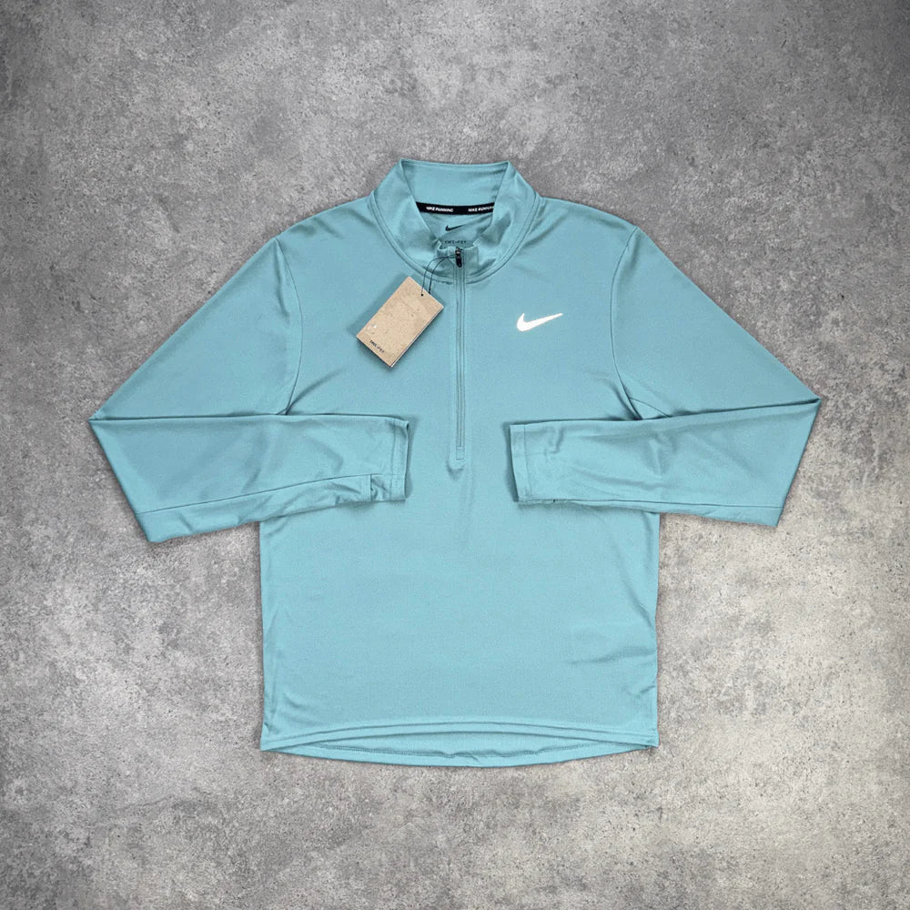 Cannon Blue 1/4 Zip Running Top