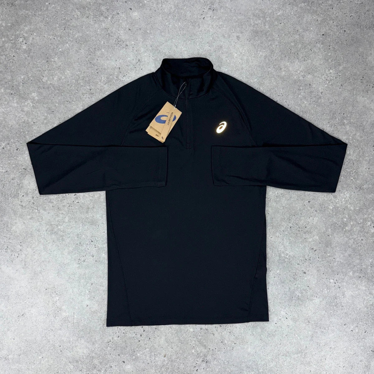 Black Running 1/4 Zip