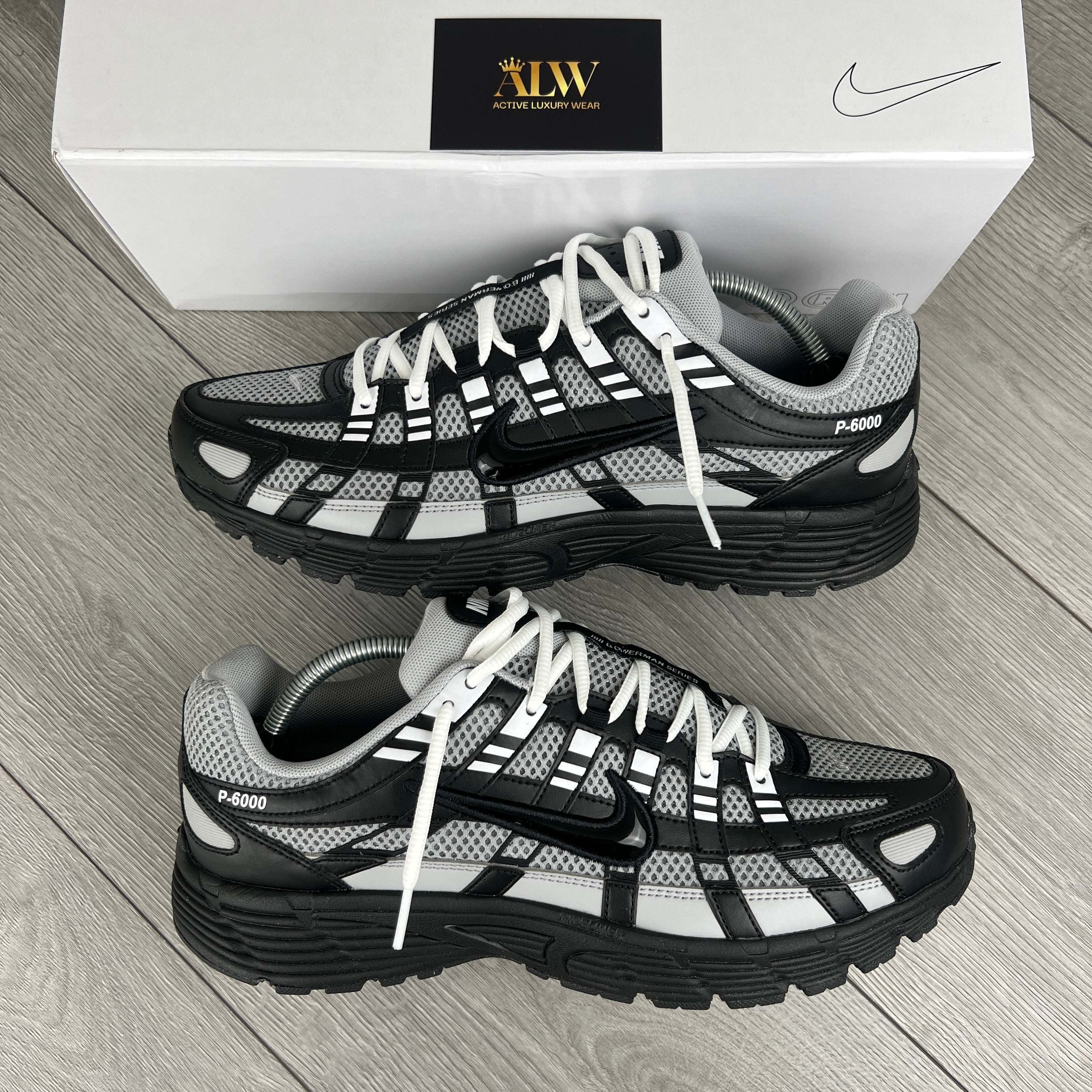 Shadow Grey P-6000’s (White Laces)