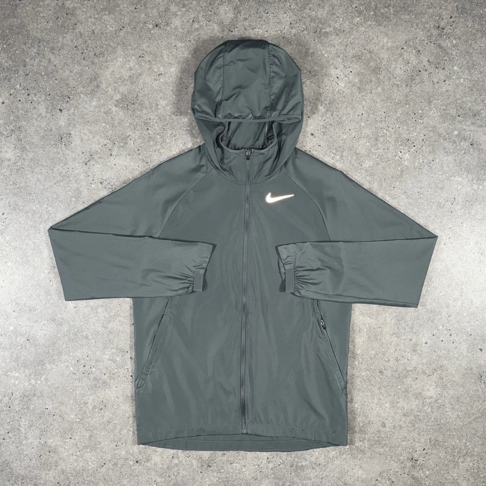 Grey Essential Running Jacket