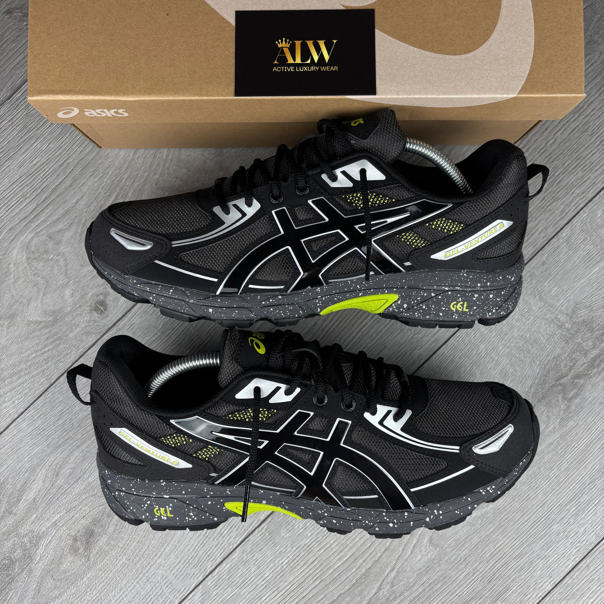 Lime Black Venture Gel 6’s