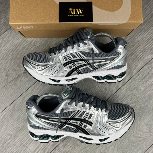 Metallic Grey Kayano 14’s